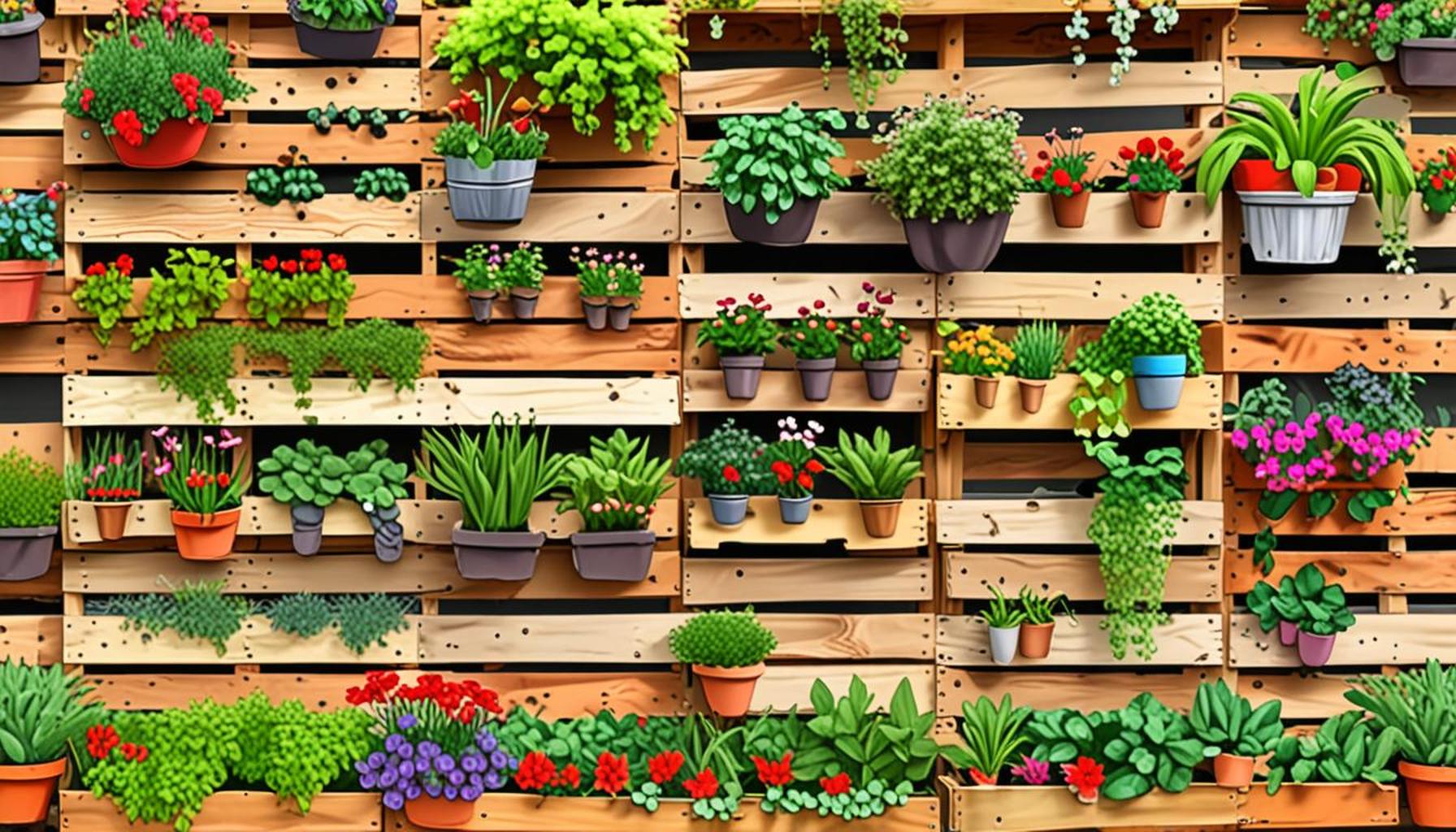 DIY Gardening Projects: How to Create a Vertical Garden Using Pallets